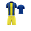 Pánsky futbalový set Givova Stripe, modrá/ žltá Veľkosť: M