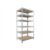 Kovový regál do domácnosti Biedrax 35 x 120 x 240 cm, pozinkovaný - 6 políc MDF