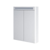 Mereo Siena, kúpeľňová galérka 64 cm, zrkadlová skrinka, biela lesk CN416GB