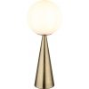 Globo Lighting Polina stolová lampa 1x40 W biela-mosadzná 21031M