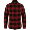 Fjällräven Övik Heavy Flannel Shirt M, Farba RED-BLACK, Veľkosť XXL