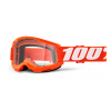 STRATA 2, 100% dětské brýle Orange, čiré plexi M151-68