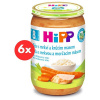HiPP BIO Ryža s karotkou a morčacím mäsom – 6× 220 g
