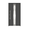 Hliníkovo-oceľové vchodové dvere bezpečnostné Anthene RC2 110 x 210 cm L antracit