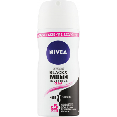 Nivea Invisible For Black & White Clear deospray 100 ml