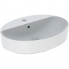 Geberit VariForm Oválne umývadlo 60 x 45 cm s prepadom, biele 500.772.01.2