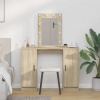 zahrada-XL Toaletný stolík Hnedá 102 x 33 x 135 cm Kompozitné drevo 865183