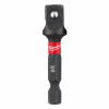 Milwaukee Adaptér Shockwave 1/4 HEX na 3/8 štvorhran 4932478054