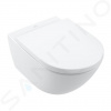 Villeroy & Boch Subway 3.0 Závesné WC, TwistFlush, CeramicPlus, alpská biela 4670T0R1