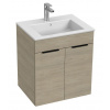 Jika Cube umývadlová skrinka 55x43 cm s umývadlom,2 dvierka,Jaseň H4536111765141