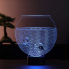Stolná 3D LED lampa Akvárium