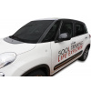 Okenné deflektory Fiat 500L 5D 2012-up 4 ks predné+zadné
