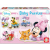 Educa baby detské puzzle Baby Minnie 15612 farebné