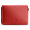Červená Dámska Kožená Peňaženka STEVENS Malá s RFID Secure Ochrana