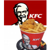 Výtlač na tortu cukrová hmota ETIKIETA KUBELEK KFC