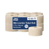 Toaletný papier 2-vrstvový TORK Advanced mini Jumbo natural T2, 12 ks
