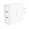 TRUST MAXO 100W 2P USB-C GAN CHARGER WHT 25528
