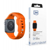 3mk Silicone Watch Strap pro Apple 42/44/45/49 mm Orange (5903108565813)
