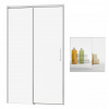Sprchové dvere - RADAWAY Idea DWJ 100 L zrkadlové sprchové dvere (Sprchové dvere - RADAWAY Idea DWJ 100 L zrkadlové sprchové dvere)