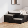 zahrada-XL Úložná skriňa Čierna 127x41x40 cm Kompozitné drevo 866652