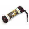 Proma Šnúrky (šnurovadlá) Star Laces Slim 123p čierno-červená 160 cm