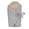 Zimní zavinovací deka/ zavinovačka Albero s beránkem do autosedačky šedá (OTULFOTT3_100X100)