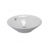 Duravit Starck 1 - Umývadlová misa, priemer 53 cm, s prepadom, biela 0408530000