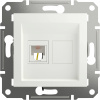 Schneider Electric Telefonní zásuvka RJ11 Asfora Signální bílá (RAL 9003) EPH4170121D 1 ks
