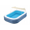 Rodinný nafukovací bazén 254x178x140cm BESTWAY UV ochrana + pohyblivá strecha (Rodinný nafukovací bazén 254x178x140cm BESTWAY UV ochrana + pohyblivá strecha)