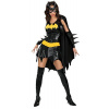 Rubie's Official Women's Costume Batgirl (Dress with Cape, Gauntlets, Vinyl Mask, Vinyl Belt and Boot Warmers)