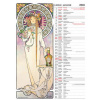 Alfons Mucha 2026 - nástěnný kalendář