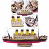 PUZZLE 3D NÁMORNÁ LOĎ TITANIC Priestorové DREVENÉ Model 371 EL VEĽKÝ 88 cm