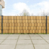 BALKONOVÉ PARAVÁNY 5 ks SVETLOHNEDÉ 255X19 CM PE RATAN