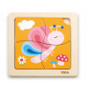 Viga puzzle Motýl 4 dílky