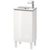 Duravit L-Cube - Umývadlová skrinka 86x42x29 cm, pravá, 1 dvierka, lesklá biela LC6273R2222