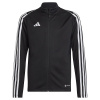 Adidas Tiro 23 TR JR Detská športová mikina so zipsom, čierna, veľ. 164 95374-164-cm