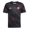 adidas Bayern Pre Match Shirt 2025 2026 Juniors Black 13 Years
