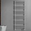 P.M.H. Ulysses kúpeľňový radiátor, 500 x 1294 mm, metalická strieborná - štruktúrovaná, U7MES