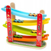 Bigjigs Toys Drevená automobilová závodná dráha
