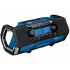 Digitálne rádio BOSCH GB 18V-2 SC v kartónovej krabici (DAB+, Bluetooth, FM a AUX) IP 54