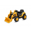 BABY MIX Detský elektrický traktor Baby Mix CAT žltý