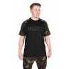 Tričko Fox Black/Camo Outline T-Shirt - M