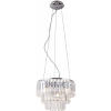 MaxLight Monaco závesné svietidlo x40 W chrómová P0259