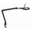 Stolová lampa, LED, zväčšovacie sklo, s držiakom, MAUL 
