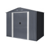Záhradný domček kovový RIWALL PRE RMSA 6x8 Anthracite