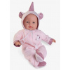 Realistické miminko - mrkací holčička Bimba v jednorožčí kombinéze od firmy Antonio Juan (Bimba lagrimitas disfraz de unicornio)
