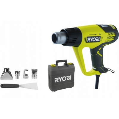 Teplovzdušná pištoľ - Ryobi Opaller 5133001730 2000 v 230 V 650 ° C (2000 W OPALLER s displejom Ryobi EHG2020LCD)