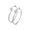 Strieborné náušnice Hot Diamonds Hoops DE625