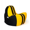 Sako taška pouffe Ferrari černo-žlutá XXL 140 x 100 cm