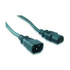 Kabel C-TECH síťový, prodlužovací, 1,8m VDE 220/230V napájecí CB-PWRC14-18